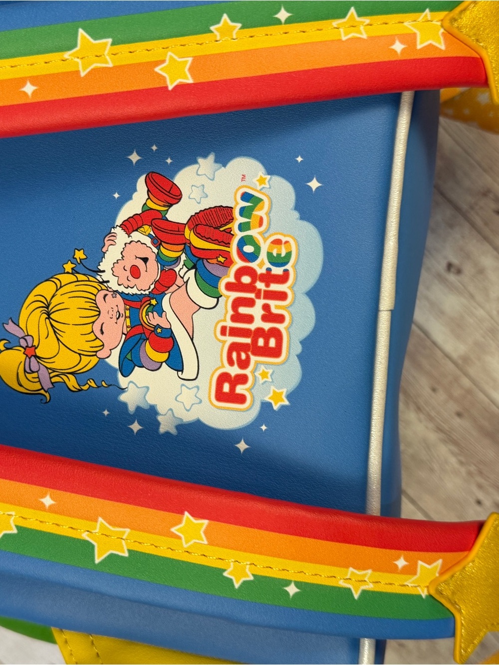 Loungefly Rainbow Brite Backpack by Rainbow - Yellow, Red, Blue, White - Picture 8 of 9